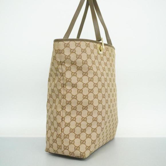 GUCCI tote bag GG canvas 002 1098 brown gold hardware ladies - Picture 2 of 10